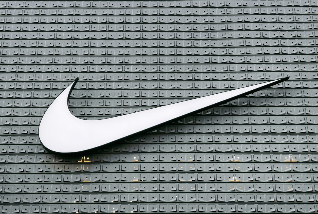 Nike logo shoes