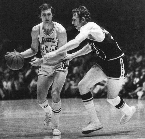 Jerry West (with the ball) in 1971