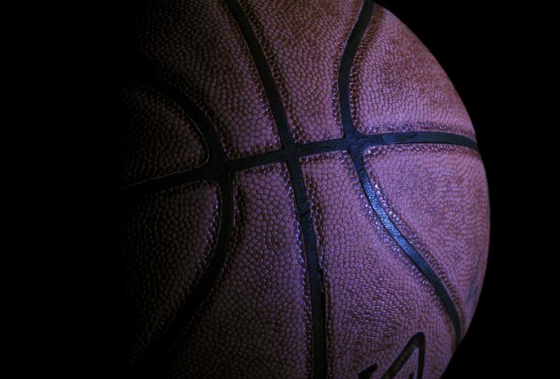 black lines on a basketball