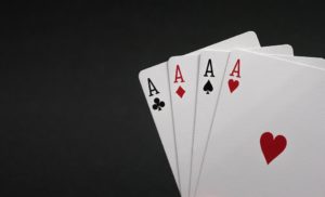 aces of playing cards