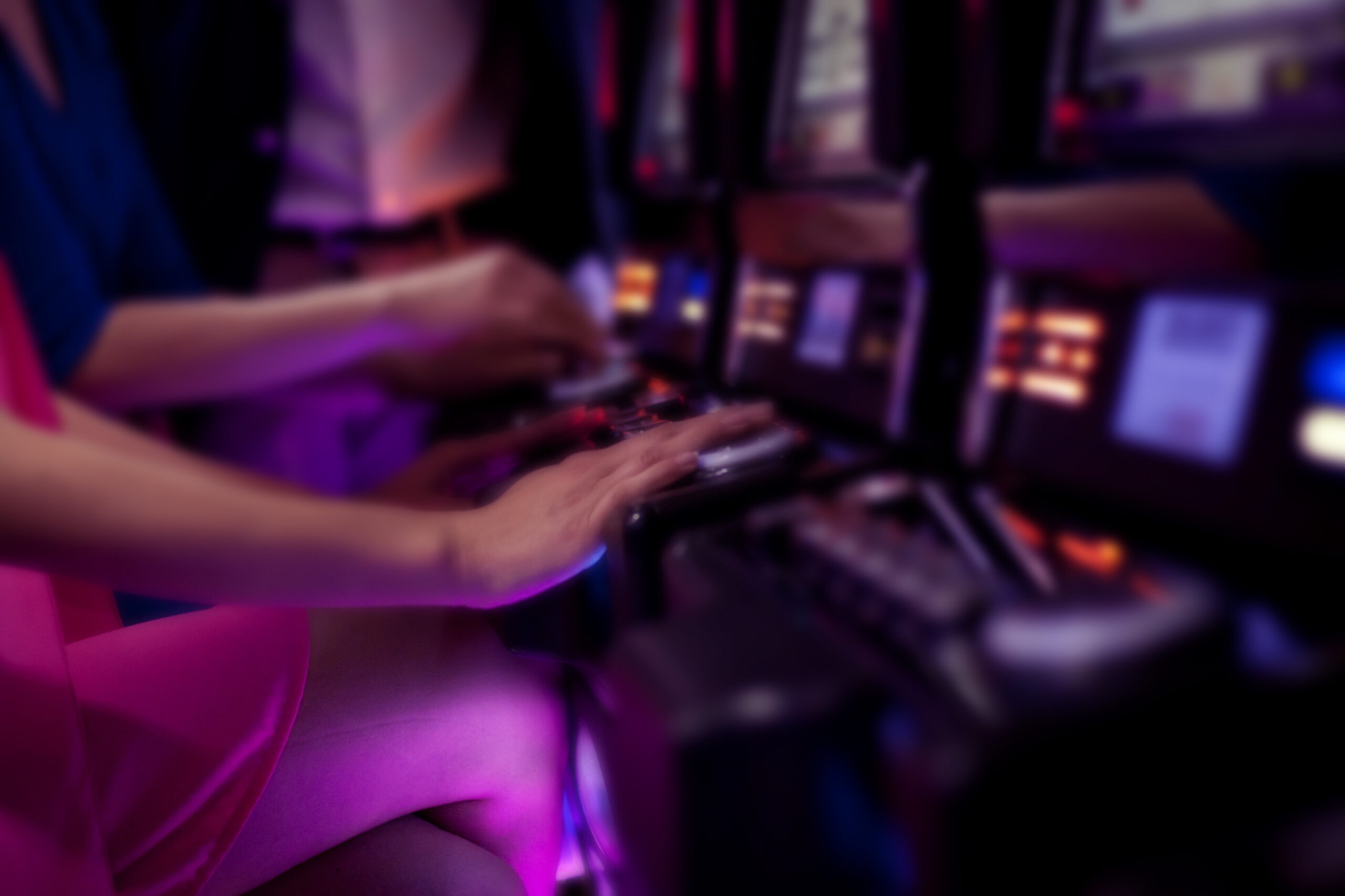 Women on slot machines